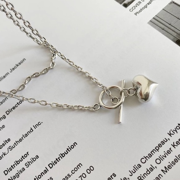 NEW ‘18’ LOVE HEARTH 925 STERLING SILVER NECKLACE, NICE NECKLACE, CUTE NECKLACE - Picture 5 of 6